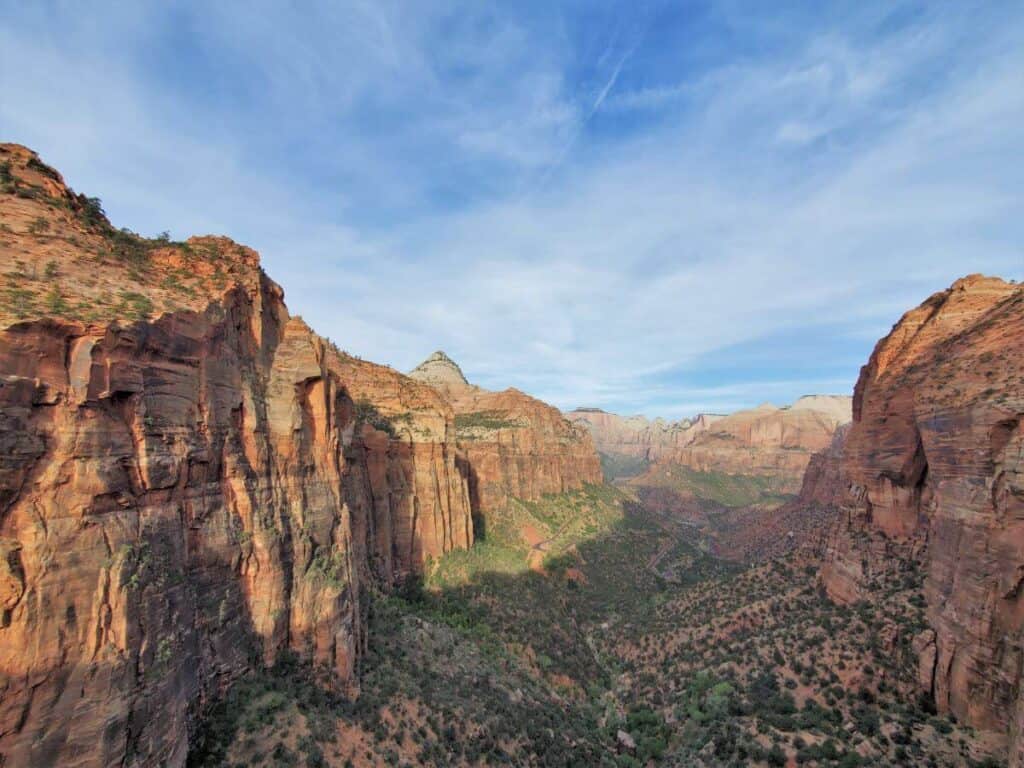An overlook of the Zion Canyon is on this 2 days in Zion National Park